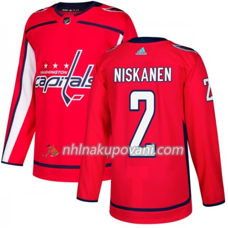 Washington Capitals Dresy Matt Niskanen 2 Červená 2017-2018 Adidas Authentic - Pánské